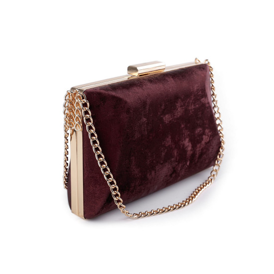 Clutch purse / evening bag - suede - Black (1 Piece) Clutch purse / evening bag - suede - Black (1 Piece)