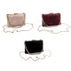 Clutch purse / evening bag - suede - Black (1 Piece) Clutch purse / evening bag - suede - Black (1 Piece)