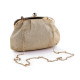 Clutch purse / evening bag - with glitter - Black (1 Piece) Clutch purse / evening bag - with glitter - Black (1 Piece)