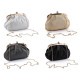 Clutch purse / evening bag - with glitter - Black (1 Piece) Clutch purse / evening bag - with glitter - Black (1 Piece)