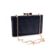 Clutch purse / evening bag - Black (1 Piece)