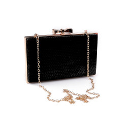 Clutch purse / evening bag - Black (1 Piece)
