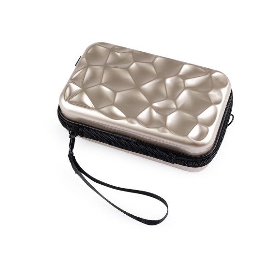 Ladies hard shell handbag / crossbody bag 18x11 cm - Black (1 Piece) Ladies hard shell handbag / crossbody bag 18x11 cm - Black (1 Piece)