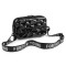Dámská skořepinová kabelka / pouzdro crossbody s popruhem 18x11 cm - Černá (1 Kus)