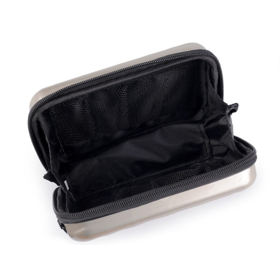Ladies hard shell handbag / crossbody bag 18x11 cm - Black (1 Piece) Ladies hard shell handbag / crossbody bag 18x11 cm - Black (1 Piece)