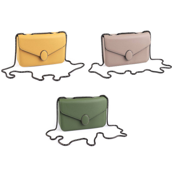 Dámská kabelka crossbody 20x12 cm - Zelená lahvová (1 Kus) Dámská kabelka crossbody 20x12 cm - Zelená lahvová (1 Kus)