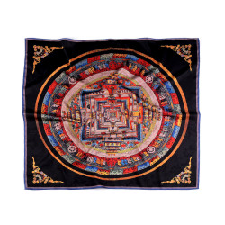 Satin scarf 70x70 cm - Multicolor (1 Piece)