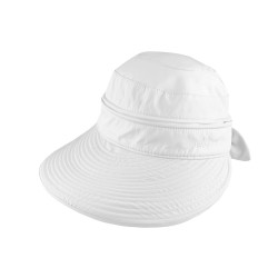 Letnia czapka z dużym daszkiem 2 w 1 - White (1 Sztuka)