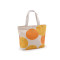 Bolsa imitación de lino con cremallera 31 x 24,5 cm - Crudo claro (1 Pieza)