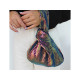Sequin handbag / bag 26x21 cm - Black (1 Piece)