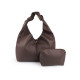 Large handbag with case 47x30 cm - Black (1 Piece) Large handbag with case 47x30 cm - Black (1 Piece)