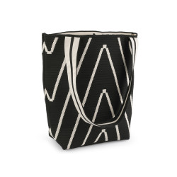 Fabric tote bag / handbag 36x34 cm - Black (1 Piece)