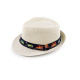 Children's summer hat / straw hat, car and dinosaurs - Creamy light (3 Pieces) Children's summer hat / straw hat, car and dinosaurs - Creamy light (3 Pieces)