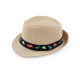 Children's summer hat / straw hat, car and dinosaurs - Creamy light (3 Pieces) Children's summer hat / straw hat, car and dinosaurs - Creamy light (3 Pieces)