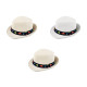 Children's summer hat / straw hat, car and dinosaurs - Creamy light (3 Pieces) Children's summer hat / straw hat, car and dinosaurs - Creamy light (3 Pieces)
