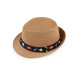 Children's summer hat / straw hat, car and dinosaurs - Creamy light (3 Pieces) Children's summer hat / straw hat, car and dinosaurs - Creamy light (3 Pieces)