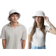 Cotton summer hat, unisex - Cream (4 Pieces) Cotton summer hat, unisex - Cream (4 Pieces)