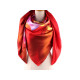 Large satin scarf with flowers 130x135 cm - Light red (3 Pieces) Large satin scarf with flowers 130x135 cm - Light red (3 Pieces)