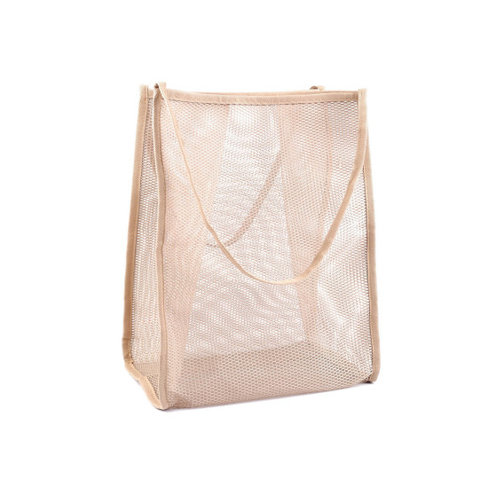 Bolsa de malla con fondo extendido 30 x 38 cm - Beige (1 Pieza) Bolsa de malla con fondo extendido 30 x 38 cm - Beige (1 Pieza)