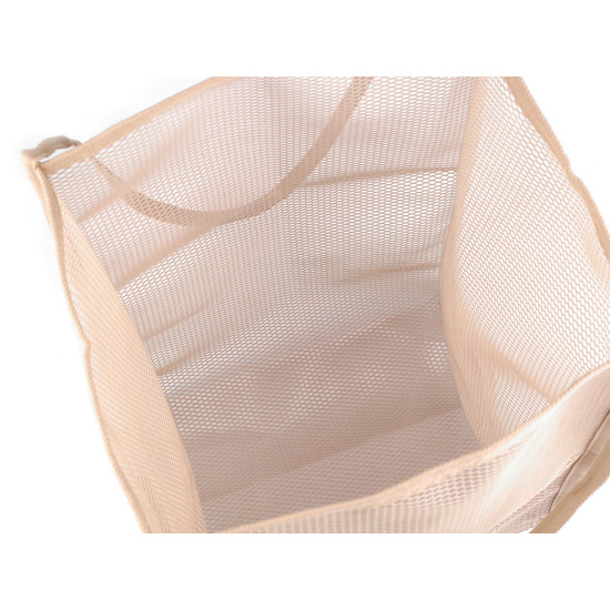 Bolsa de malla con fondo extendido 30 x 38 cm - Beige (1 Pieza) Bolsa de malla con fondo extendido 30 x 38 cm - Beige (1 Pieza)