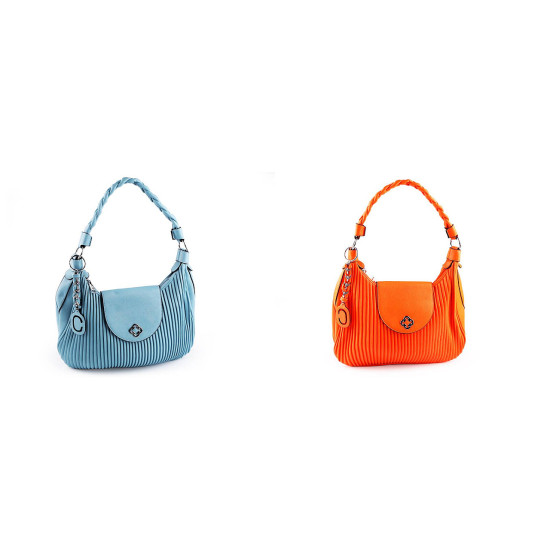 Handtasche, 39 x 31 cm - Hellblau (1 Stück) Handtasche, 39 x 31 cm - Hellblau (1 Stück)