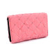 Portmonetka damska tekstylna z cekinami 10x15 cm - Zielona szałwia jasna (1 Sztuka) Portmonetka damska tekstylna z cekinami 10x15 cm - Zielona szałwia jasna (1 Sztuka)