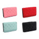 Portmonetka damska tekstylna z cekinami 10x15 cm - Zielona szałwia jasna (1 Sztuka) Portmonetka damska tekstylna z cekinami 10x15 cm - Zielona szałwia jasna (1 Sztuka)