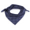 Sciarpa in cotone a pois, dimensioni: 65 x 65 cm - Blu di berlino (1 Pezzo)