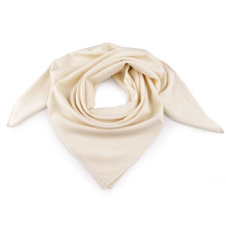 Crinkled crepe pleated scarf - Creamy light (1 Piece)