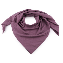 Crinkled crepe pleated scarf - Lila (1 Piece)