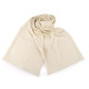 Crinkled crepe pleated scarf - White yellow (3 Pieces)