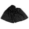 Formal chiffon shawl / over the shoulders scarf 180x70 cm - Black (1 Piece)