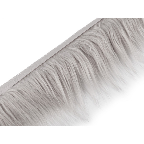 Futerko dekoracyjne do wyrobu skrzatów i figurek szerokość 13 cm - Jasny popiel (1 Metr) Futerko dekoracyjne do wyrobu skrzatów i figurek szerokość 13 cm - Jasny popiel (1 Metr)