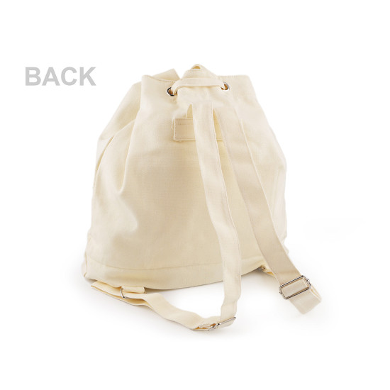 Drawstring cotton backpack for diy painting 38x38 cm - Black (1 Piece) Drawstring cotton backpack for diy painting 38x38 cm - Black (1 Piece)