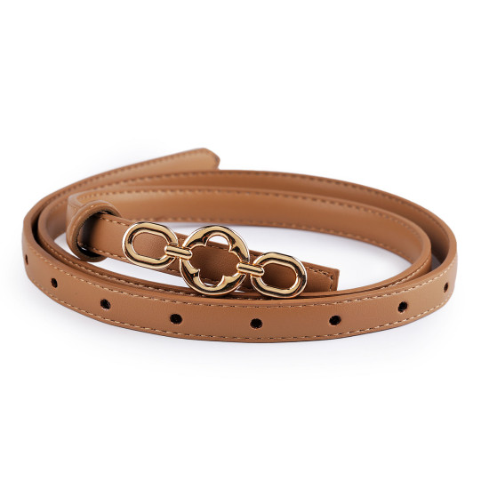 Gürtel für damen, breite 13 mm, 18 mm - Braun (1 Stück) Gürtel für damen, breite 13 mm, 18 mm - Braun (1 Stück)