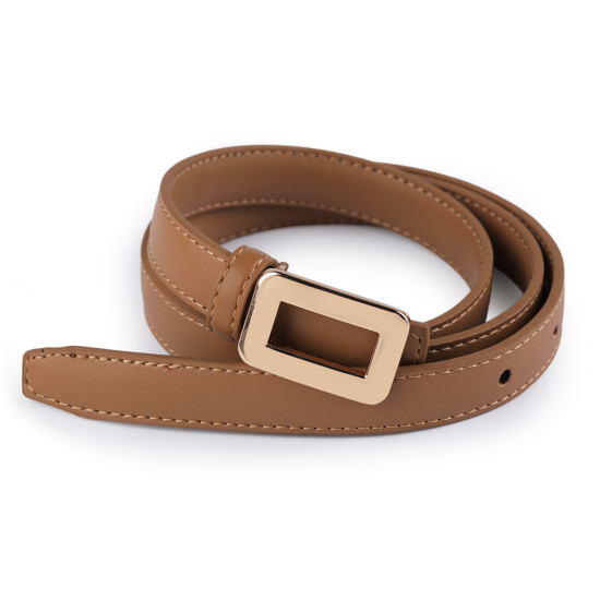 Gürtel für damen, breite 13 mm, 18 mm - Braun (1 Stück) Gürtel für damen, breite 13 mm, 18 mm - Braun (1 Stück)