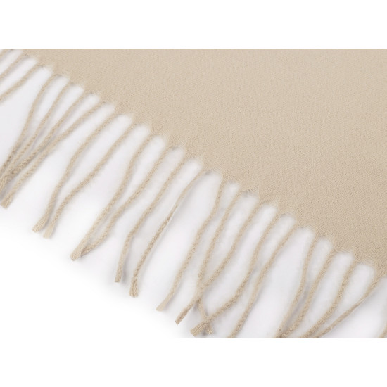 Chusta / pled z frędzelkami, jednokolorowa, kratka 100x105 cm - Różowy jasny (3 Sztuki) Chusta / pled z frędzelkami, jednokolorowa, kratka 100x105 cm - Różowy jasny (3 Sztuki)