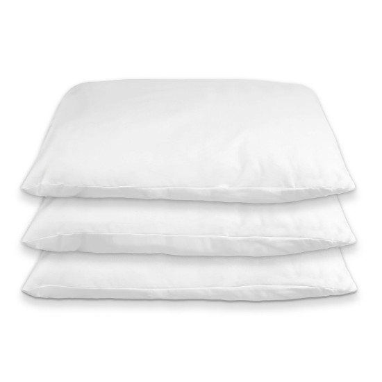 Hollow fiber pillow 70x90 cm with zipper for guesthouses and hotels - White (1 Piece) Hollow fiber pillow 70x90 cm with zipper for guesthouses and hotels - White (1 Piece)
