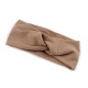 Bandeau croisé pour femme en polaire douce - Noir (8 Pièces) Bandeau croisé pour femme en polaire douce - Noir (8 Pièces)