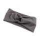 Bandeau croisé pour femme en polaire douce - Noir (8 Pièces) Bandeau croisé pour femme en polaire douce - Noir (8 Pièces)