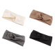 Bandeau croisé pour femme en polaire douce - Noir (8 Pièces) Bandeau croisé pour femme en polaire douce - Noir (8 Pièces)