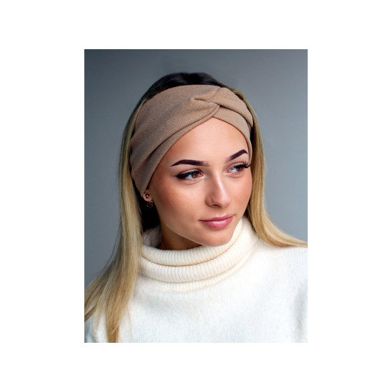 Bandeau croisé pour femme en polaire douce - Noir (8 Pièces) Bandeau croisé pour femme en polaire douce - Noir (8 Pièces)