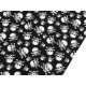Bandana en coton avec têtes de mort, 65 x 65 cm - Noir (1 Pièce) Bandana en coton avec têtes de mort, 65 x 65 cm - Noir (1 Pièce)