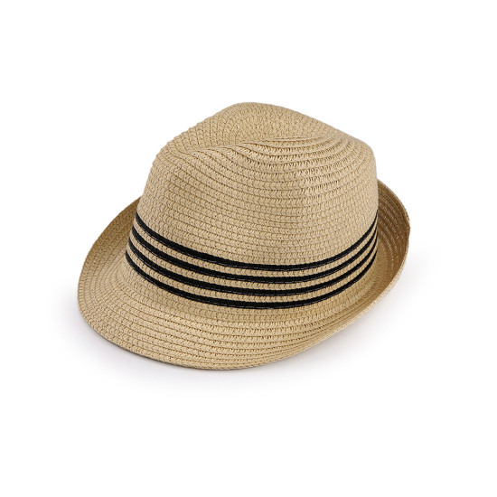 Children's summer hat / straw hat - Ivory (4 Pieces) Children's summer hat / straw hat - Ivory (4 Pieces)