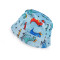 Boys summer hat, dinosaur - Azure blue (1 Piece)