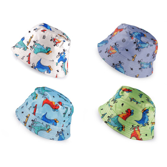 Boys summer hat, dinosaur - Lightgreen (1 Piece) Boys summer hat, dinosaur - Lightgreen (1 Piece)