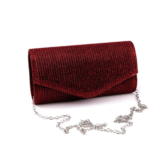 Clutch purse / evening bag, with lurex - Gold (1 Piece) Clutch purse / evening bag, with lurex - Gold (1 Piece)