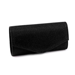 Clutch purse / evening bag, with lurex - Black (1 Piece)