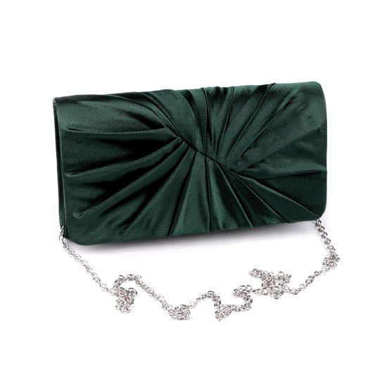 Clutch purse / evening bag - satin - Black (1 Piece) Clutch purse / evening bag - satin - Black (1 Piece)