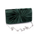 Clutch purse / evening bag - satin - Black (1 Piece) Clutch purse / evening bag - satin - Black (1 Piece)